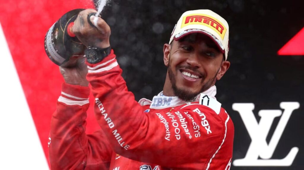 Hamilton ganó en el GP de Barcelona y logró su primera victoria con Ferrari. Colapinto fue octavo.