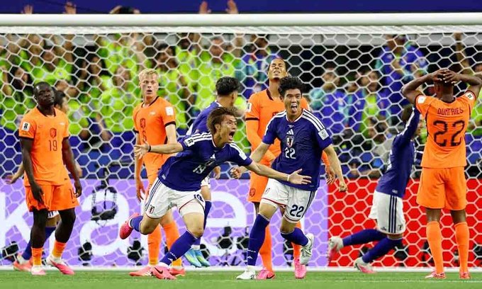 En este momento estás viendo En un partidazo, Japón se lo empató en el final a Países Bajos