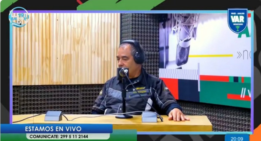 El motociclista Miguel Ijurco pasó por el programa VAR