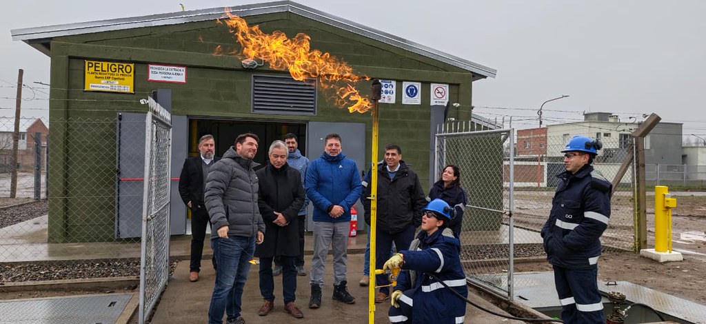 Cipolletti inauguró una nueva estación reguladora de gas para reforzar el servicio