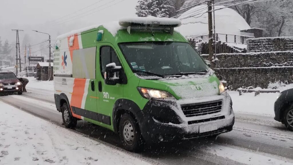 Zona Andina: el SIARME despliega un operativo especial ante las nevadas
