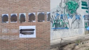 Lee más sobre el artículo La UNCo denunció en la Justicia Federal los ataques vandálicos contra murales y espacios de memoria