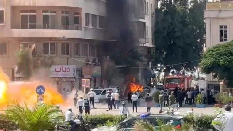 Explosiones cerca del hotel de Macron dejan al menos 18 heridos en Siria