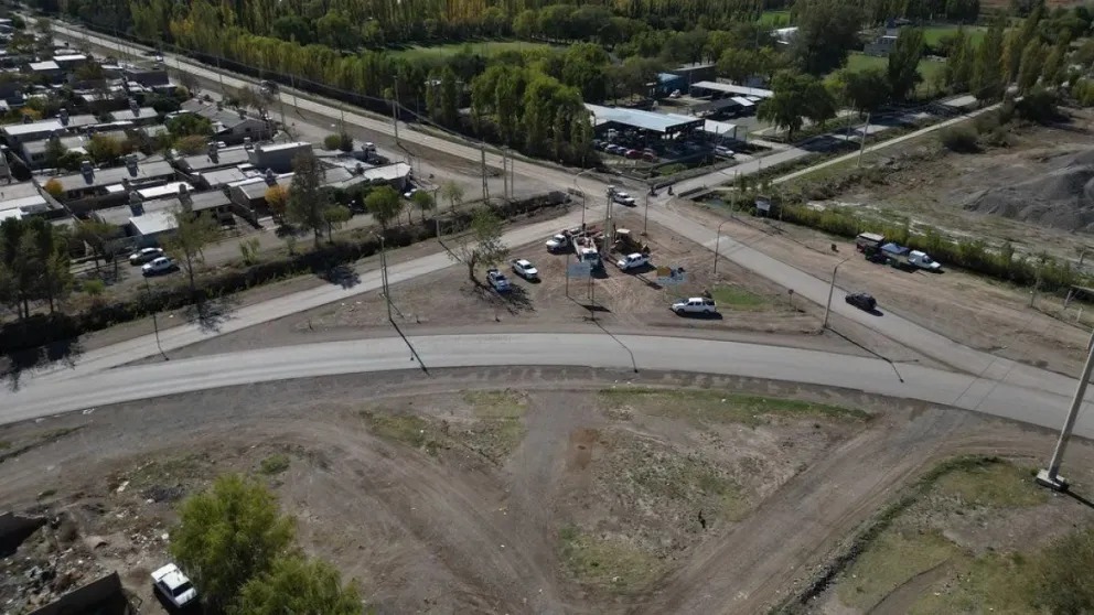 Cipolletti: desde este lunes habrá desvíos por la obra de la nueva rotonda