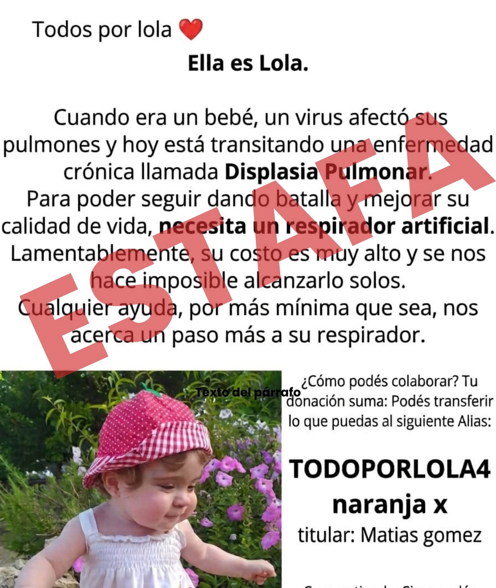 En este momento estás viendo Hospital de Cipolletti alerta por una falsa campaña de donaciones