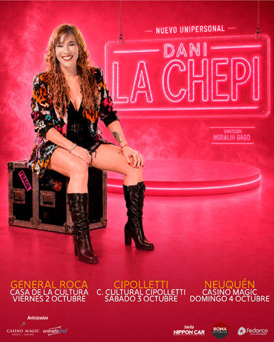 Dani La Chepi llega a la región con su nuevo unipersonal