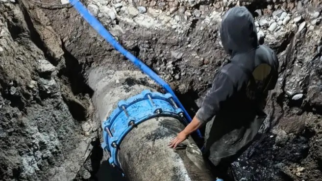 ARSA finalizó la reparación del acueducto principal de General Roca