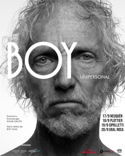 Lee más sobre el artículo Boy Olmi llega a Neuquén y la región con «BOY», su unipersonal íntimo