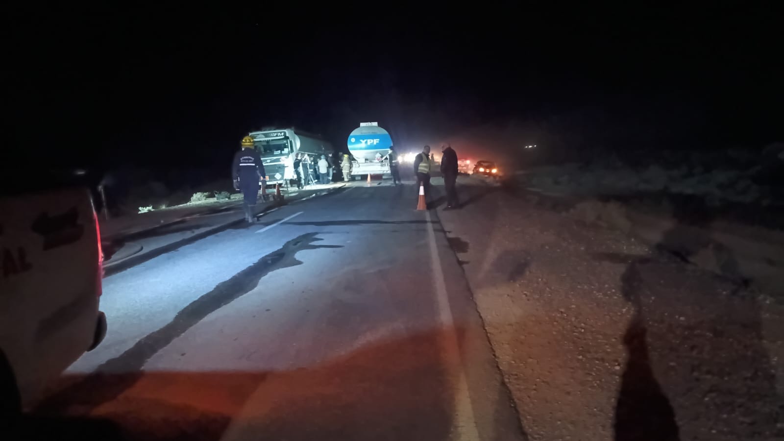 En este momento estás viendo Choque y derrame de combustible obligaron a cortar la Ruta 151