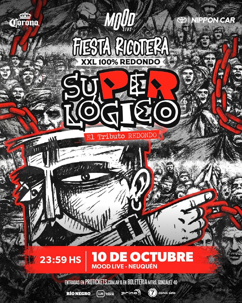 Lee más sobre el artículo Superlógico llega a Neuquén para homenajear a Patricio Rey y sus Redonditos de Ricota