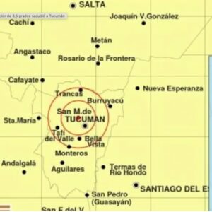 Lee más sobre el artículo Un sismo de magnitud 5 sacudió Tucumán