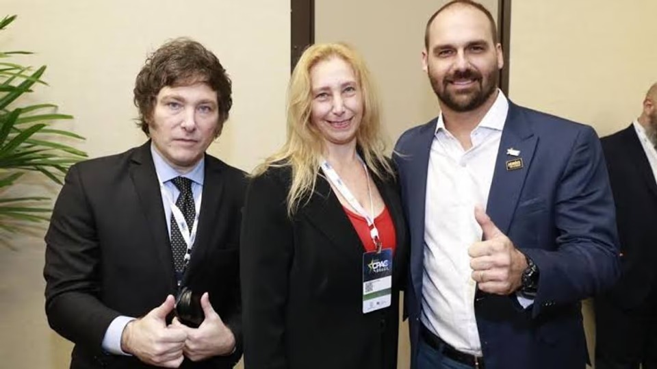 Milei viajará a Washington para una gala hispana y se reunirá con Eduardo Bolsonaro