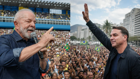 Brasil: se achica la diferencia entre Flavio Bolsonaro y Lula, según dos encuestas