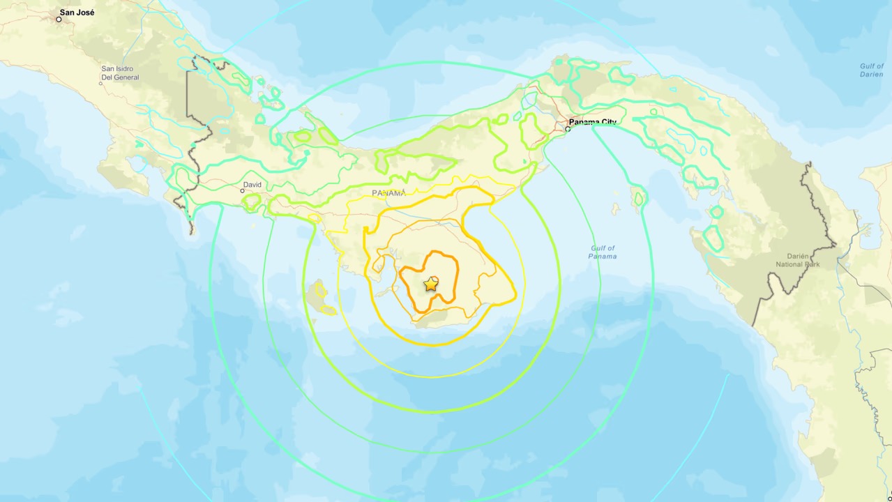 En este momento estás viendo Un terremoto de magnitud 7,7 sacudió Panamá y activó alertas de tsunami