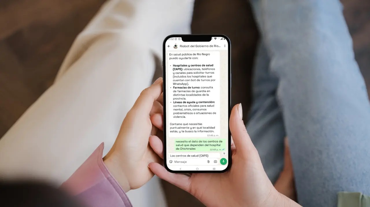 En este momento estás viendo Río Bot 2.0 facilita la gestión de turnos y la ubicación de centros de salud